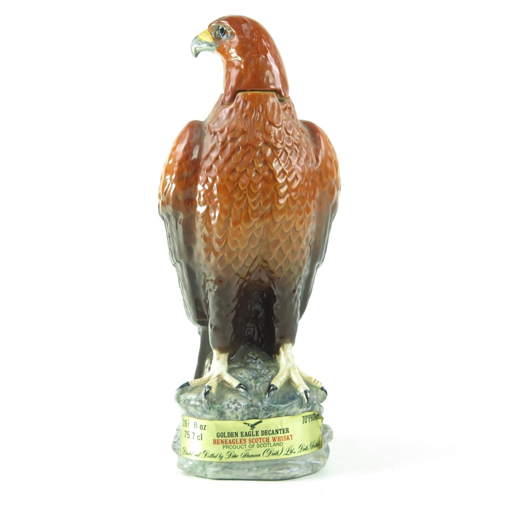 Beneagles Golden Eagle Decanter 1970s Whisky Auctioneer